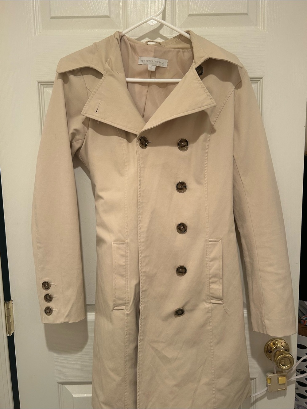 New York & Company Beige Jacket